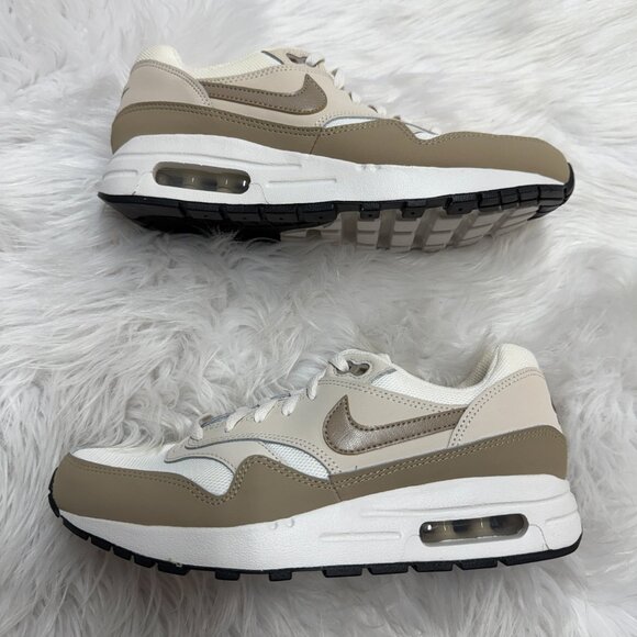 Nike Air Max 1 Light Orewood Brown Khaki GS DZ3307-006 VNDS Sz 7 / WMNS Sz 8.5 - Picture 4 of 7